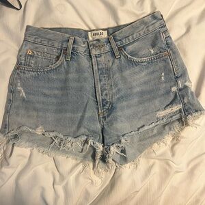 AGOLDE Parker Cutoff Denim Shorts - Size 27 - Swapmeet